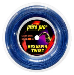 Pro's Pro Hexaspin Twist 16L 1.25mm 200M Reel -Tennis Discount Store pros pro hexaspin twist 16l 1 25mm 200m reel blue 97239 87042.1698770201