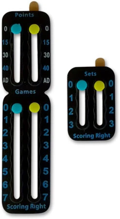 Scoring Right Portable Tennis Scorekeeper