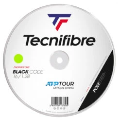Tecnifibre BlackCode 16 1.28mm 200M Reel -Tennis Discount Store tecnifibre blackcode 16 1 28mm 200m reel green 95715 46684.1698769867