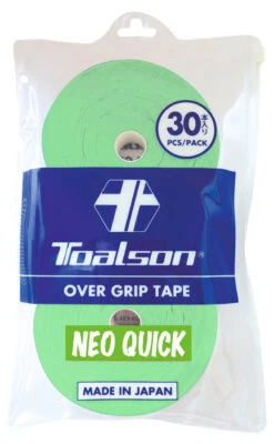 Toalson Neo Quick Overgrip 30 Pack -Tennis Discount Store toalson neo quick overgrip 30 pack green 21894 94300.1698772936