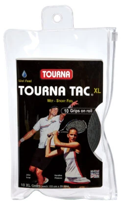 Tourna Tac XL Overgrip 10 Pack -Tennis Discount Store tourna tac xl overgrip 10 pack black 91971 03910.1698769689