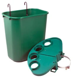 Tourna Tennis Court Tidy Bin -Tennis Discount Store tourna tennis court tidy bin green 02470 04167.1698771160