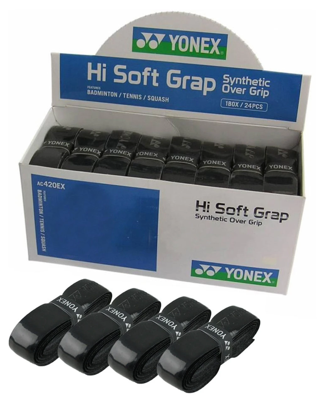Yonex Hi Soft Grap PU Replacement Grip 24 Pack 2 Yonex Hi Soft Grap PU Replacement Grip 24 Pack - Image 2